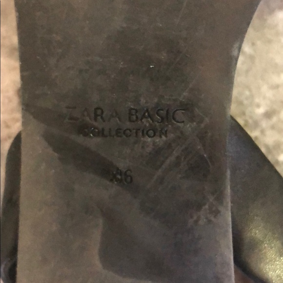 Zara Basic Collection flat sandal snake print - Picture 7 of 7